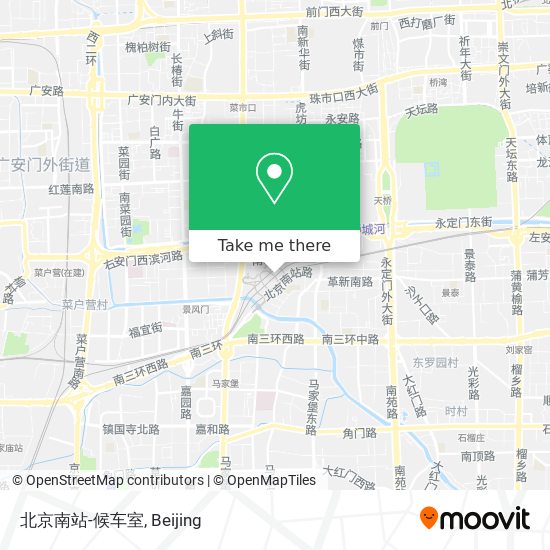 北京南站-候车室 map