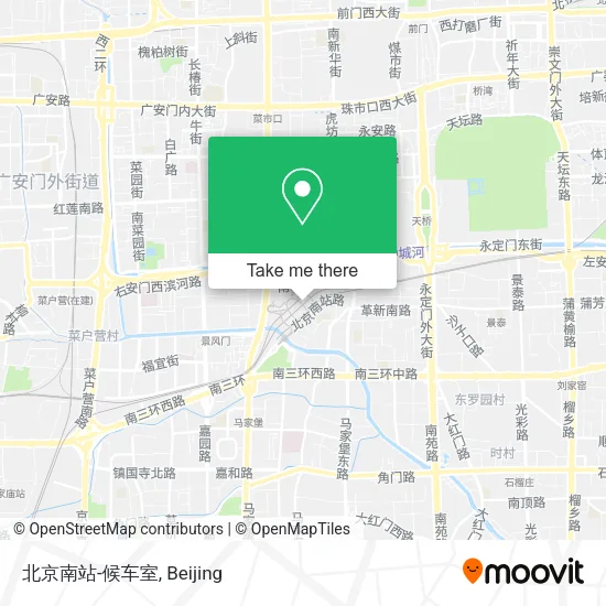 北京南站-候车室 map
