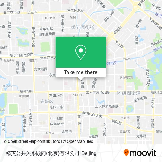 精英公共关系顾问(北京)有限公司 map