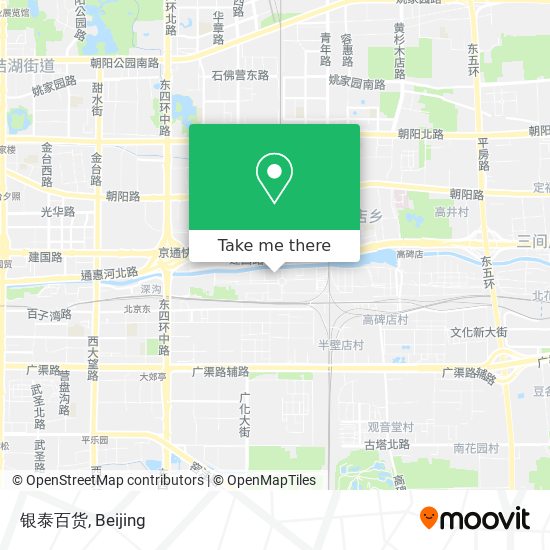 银泰百货 map