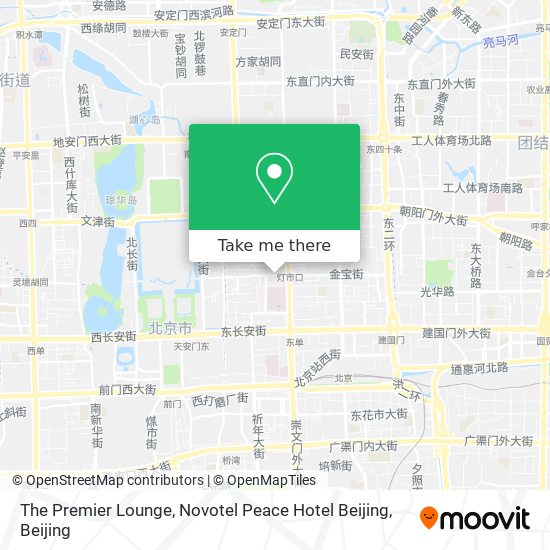 The Premier Lounge, Novotel Peace Hotel Beijing map