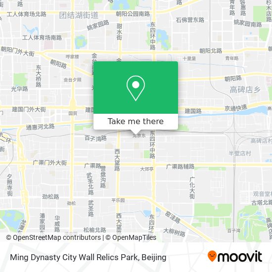 Ming Dynasty City Wall Relics Park map