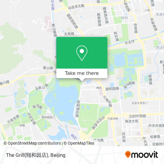 The Grill(颐和园店) map