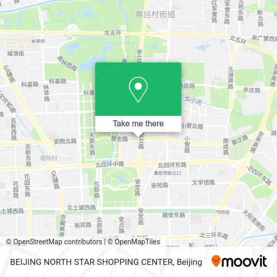 BEIJING NORTH STAR SHOPPING CENTER map