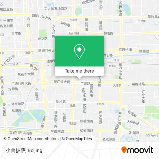 小兽披萨 map