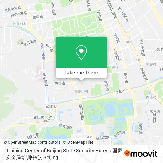 Training Center of Beijing State Security Bureau  国家安全局培训中心 map