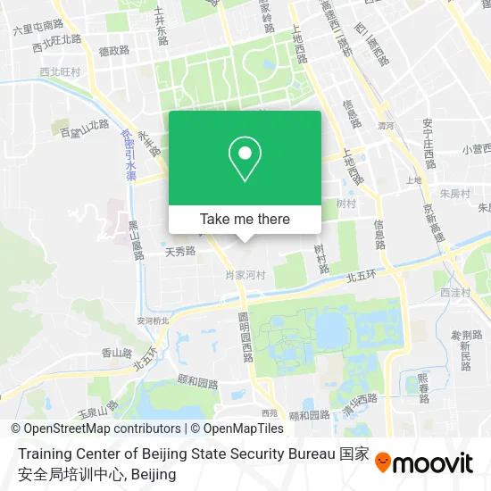 Training Center of Beijing State Security Bureau  国家安全局培训中心 map