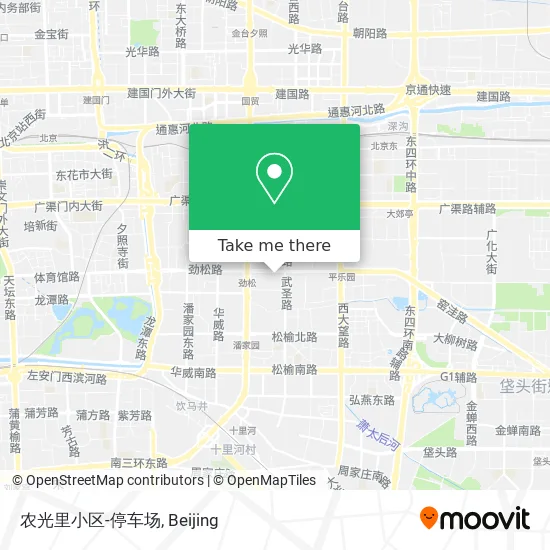 农光里小区-停车场 map