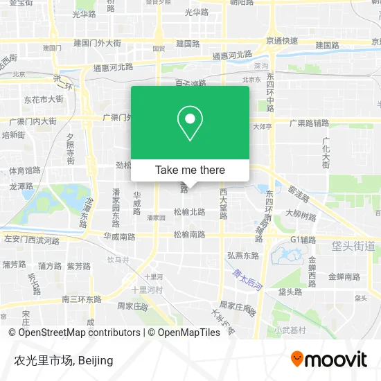 农光里市场 map