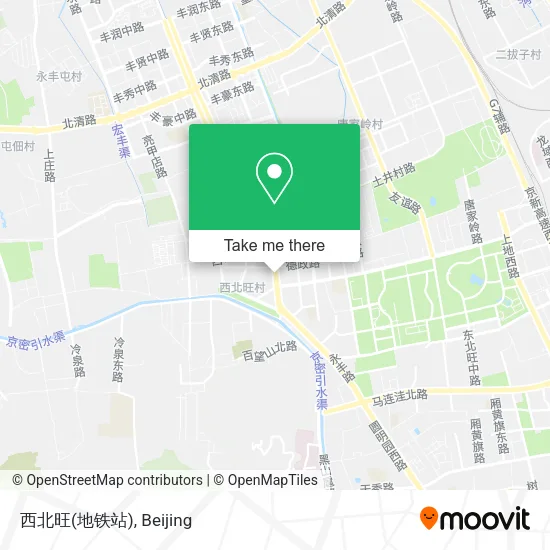 西北旺(地铁站) map