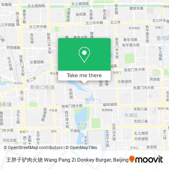 王胖子驴肉火烧 Wang Pang Zi Donkey Burger map