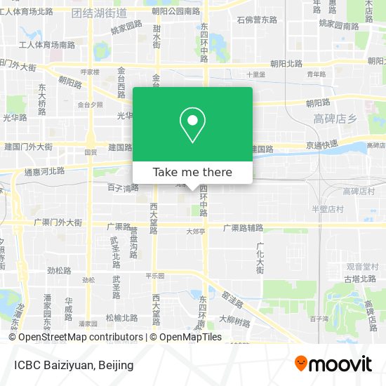 ICBC Baiziyuan map