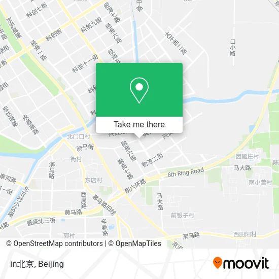 in北京 map
