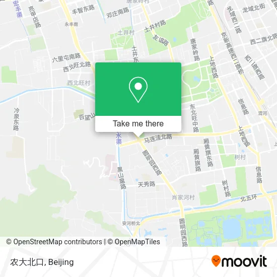 农大北口 map