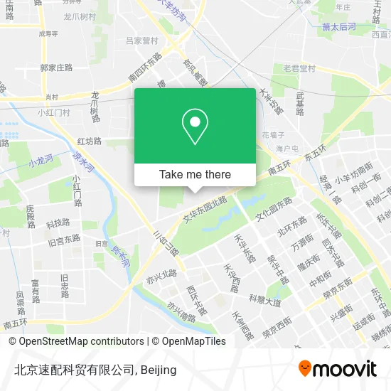 北京速配科贸有限公司 map