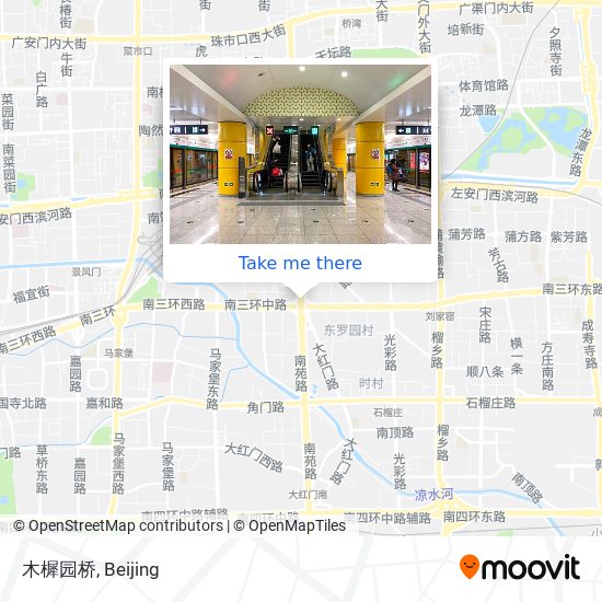 木樨园桥 map