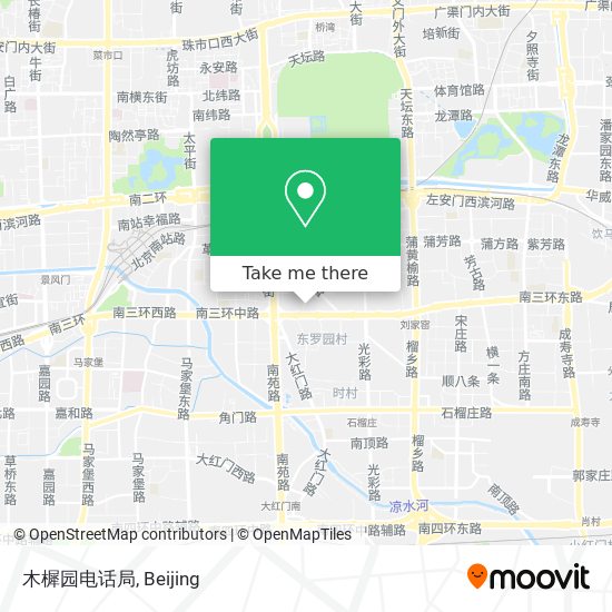 木樨园电话局 map