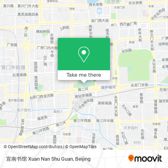 宣南书馆 Xuan Nan Shu Guan map