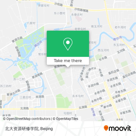 北大资源研修学院 map