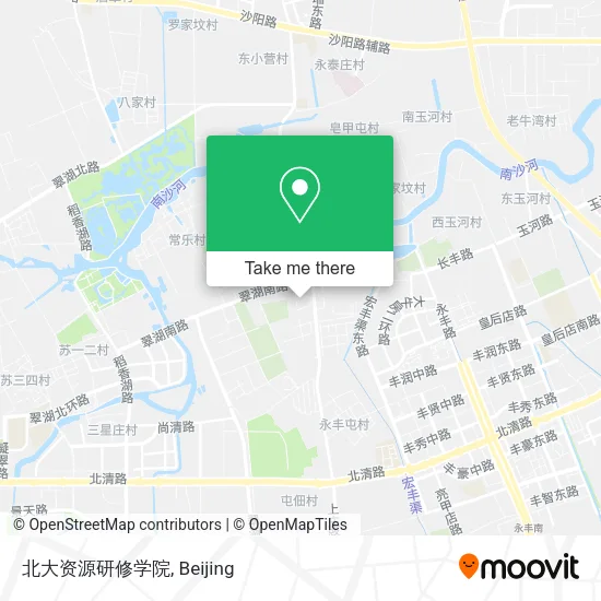 北大资源研修学院 map