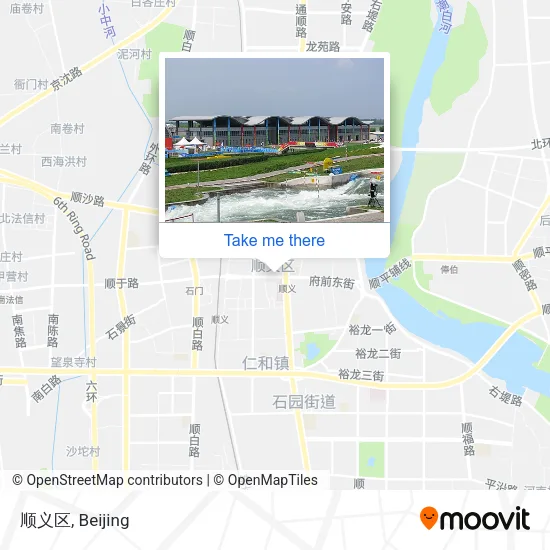 顺义区 map