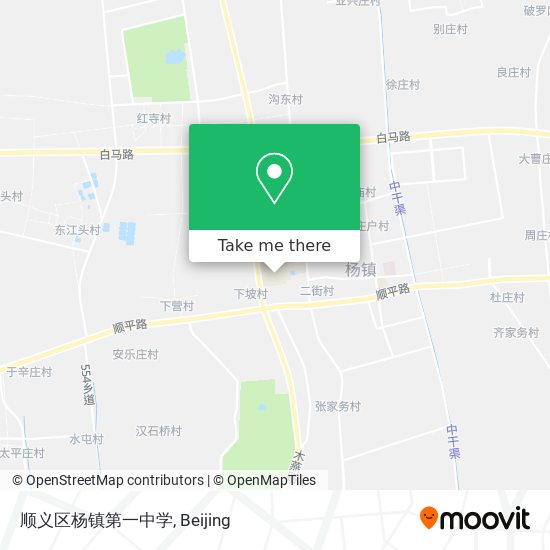 顺义区杨镇第一中学 map
