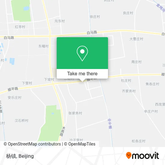 杨镇 map
