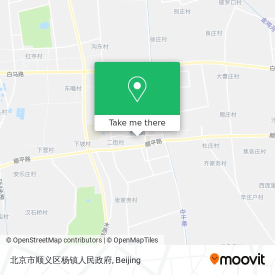 北京市顺义区杨镇人民政府 map