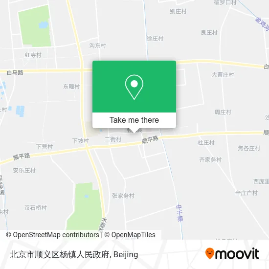 北京市顺义区杨镇人民政府 map