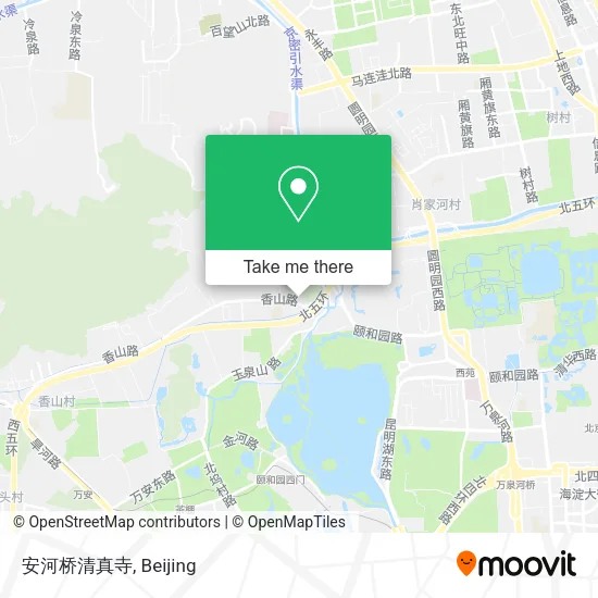 安河桥清真寺 map