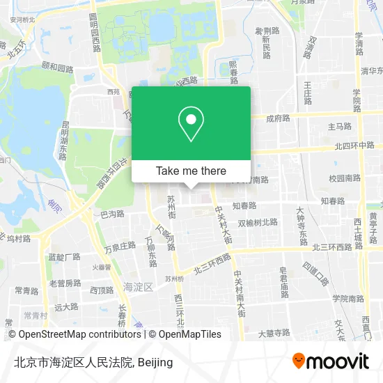 北京市海淀区人民法院 map