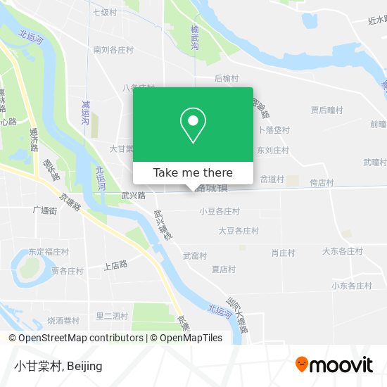 小甘棠村 map