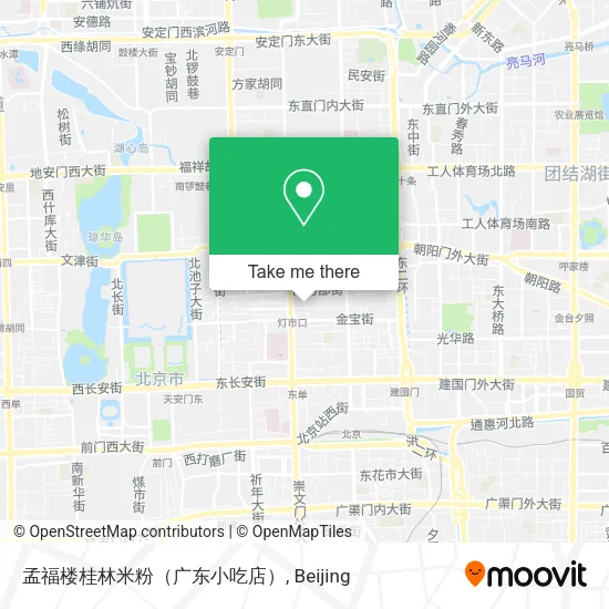孟福楼桂林米粉（广东小吃店） map