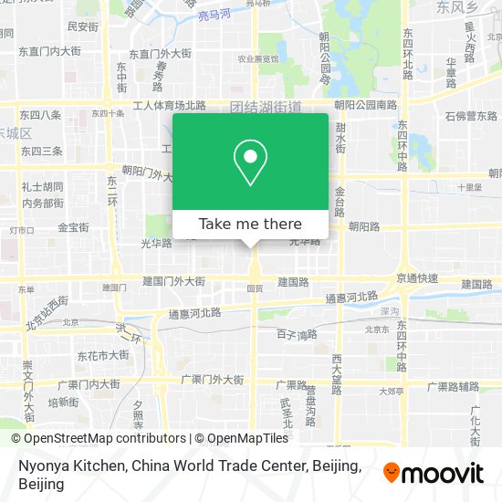 Nyonya Kitchen, China World Trade Center, Beijing map