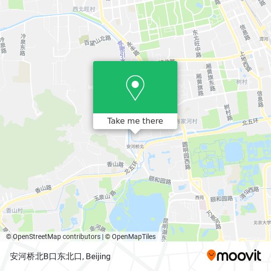 安河桥北B口东北口 map
