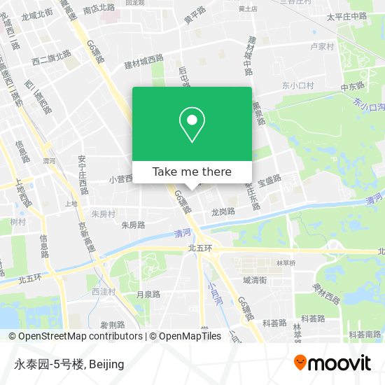 永泰园-5号楼 map
