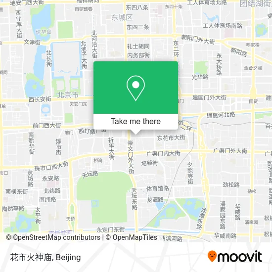 花市火神庙 map
