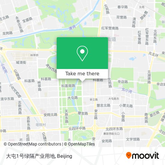 大屯1号绿隔产业用地 map