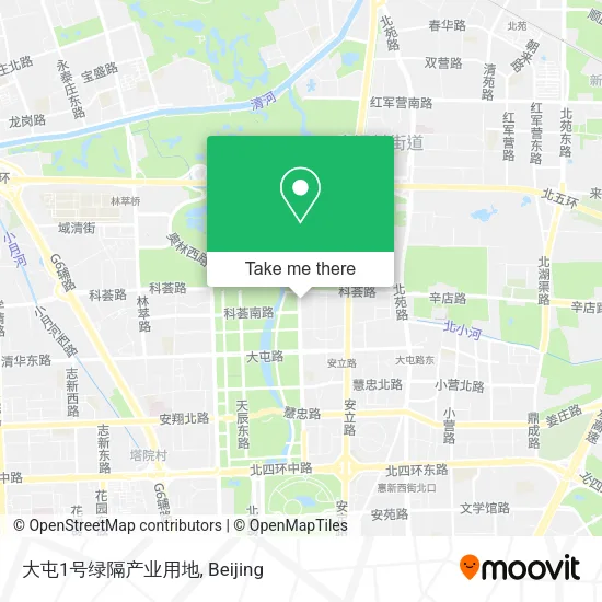大屯1号绿隔产业用地 map