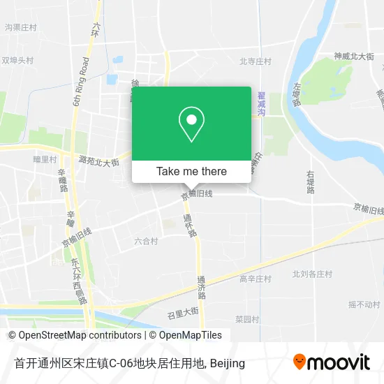 首开通州区宋庄镇C-06地块居住用地 map