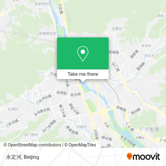 永定河 map