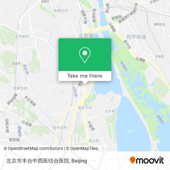 北京市丰台中西医结合医院 map