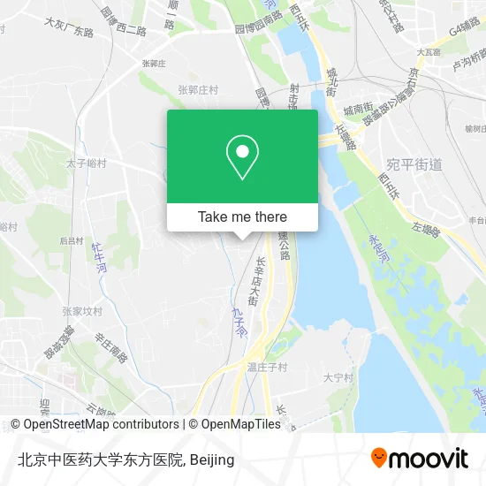 北京中医药大学东方医院 map