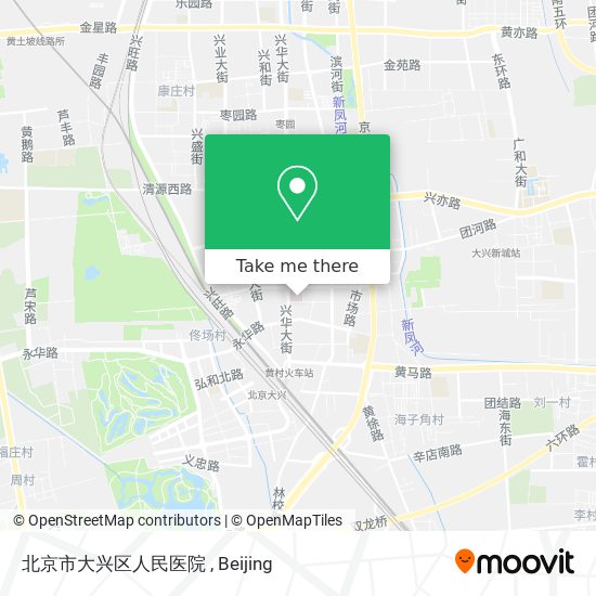 北京市大兴区人民医院 map