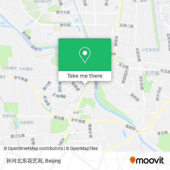 孙河北东花艺苑 map