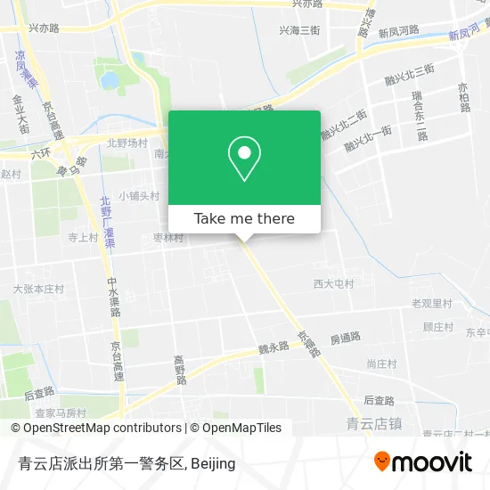 青云店派出所第一警务区 map
