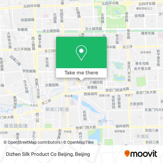 Dizhen Silk Product Co Beijing map