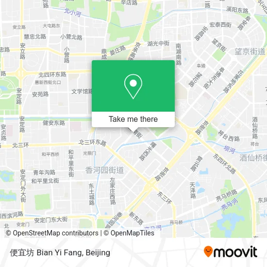 便宜坊 Bian Yi Fang map