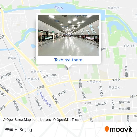 朱辛庄 map