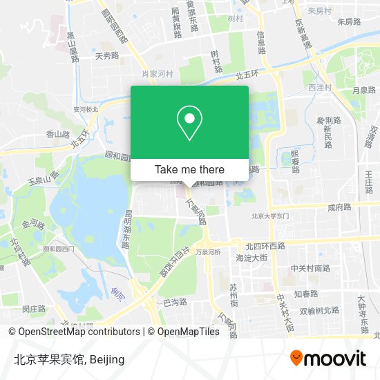 北京苹果宾馆 map